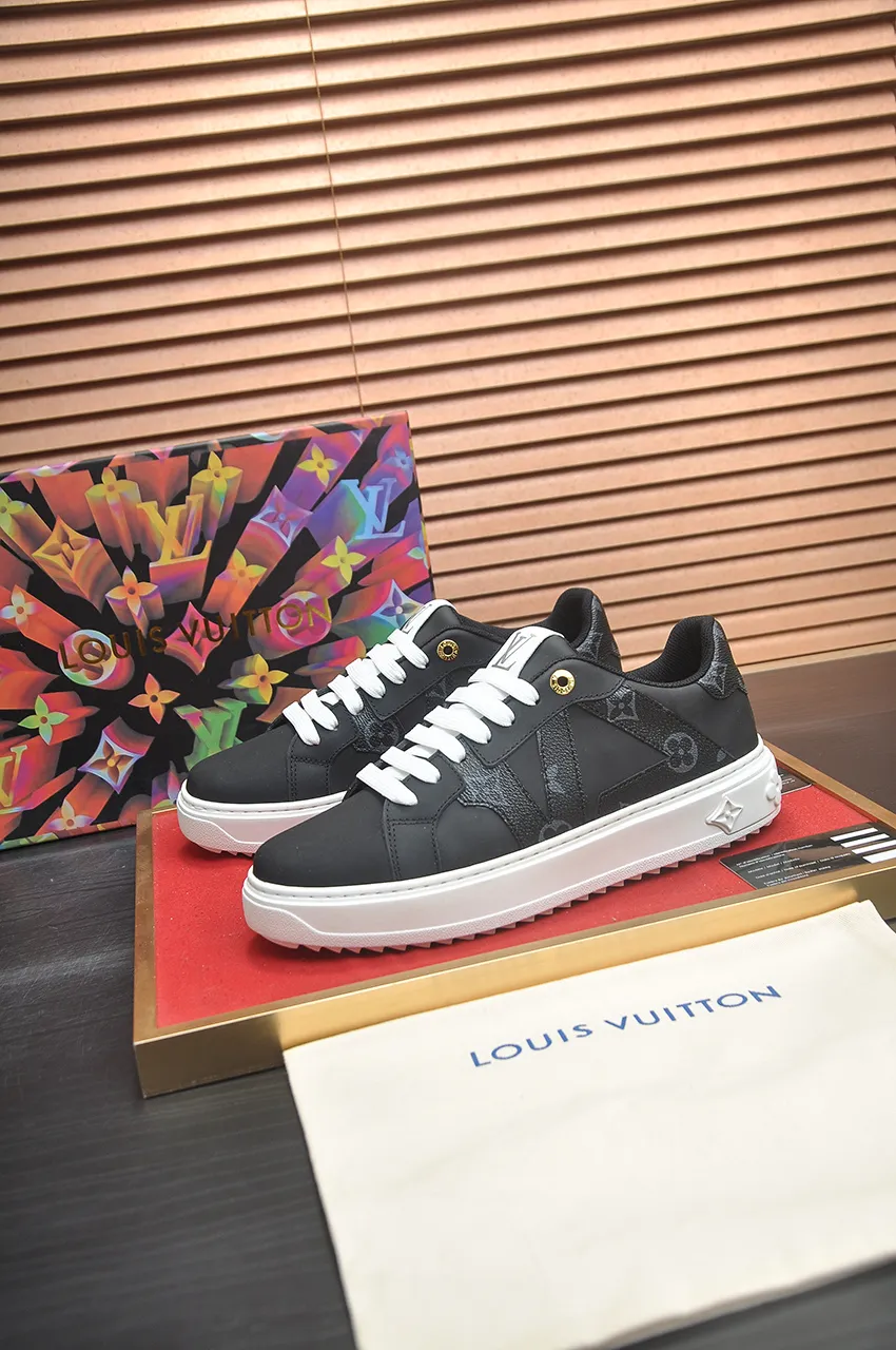 Men's shoes 💰540💶[LOUIS VUITTON] Original order price (mesh lining) new model 🍀LV Louis Vuitton * - top version of LV classic trendy shoes! Use imported original cowhide leather, cloth cowhide lining and original wear-resistant rubber outsole! High quality products! Code number 38-45 (45 is custom-made and cannot be returned or exchanged)